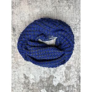 Gap Knit Infinity Scarf Neck Warmer Fair Isle Blue Fisherman One Size Warm